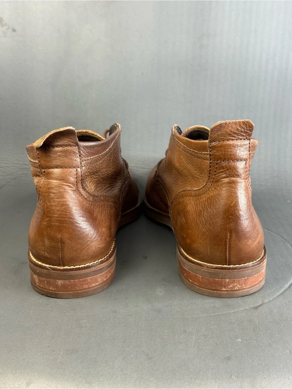 Cole Haan Men's Charles Brown Leather Comfort Chukka Boots shoes size 11.5